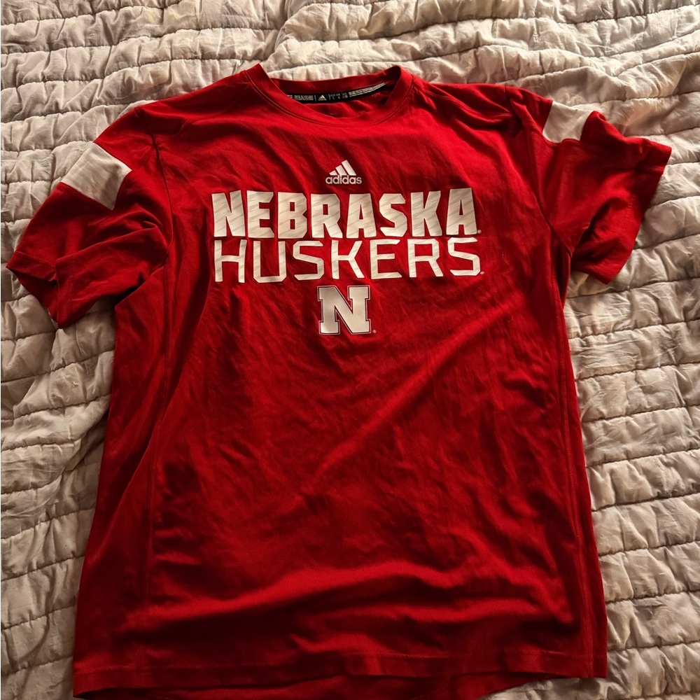 Men’s Nebraska huskers Adidas T-shirt